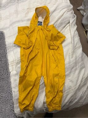 Bright MEC Yellow Rain Suit with Hood